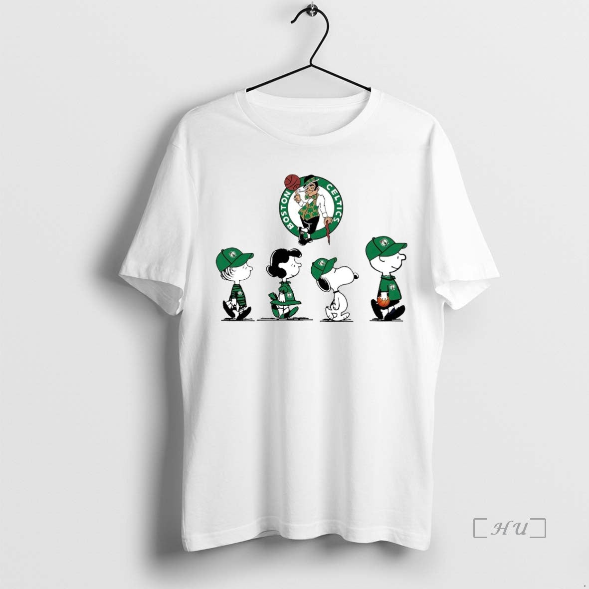 Officials Peanuts Characters Boston Celtics Premium T Shirt Sweater