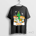 Officials Peanuts Characters Tennessee Volunteers Christmas Tree Premium T Shirt Sweater