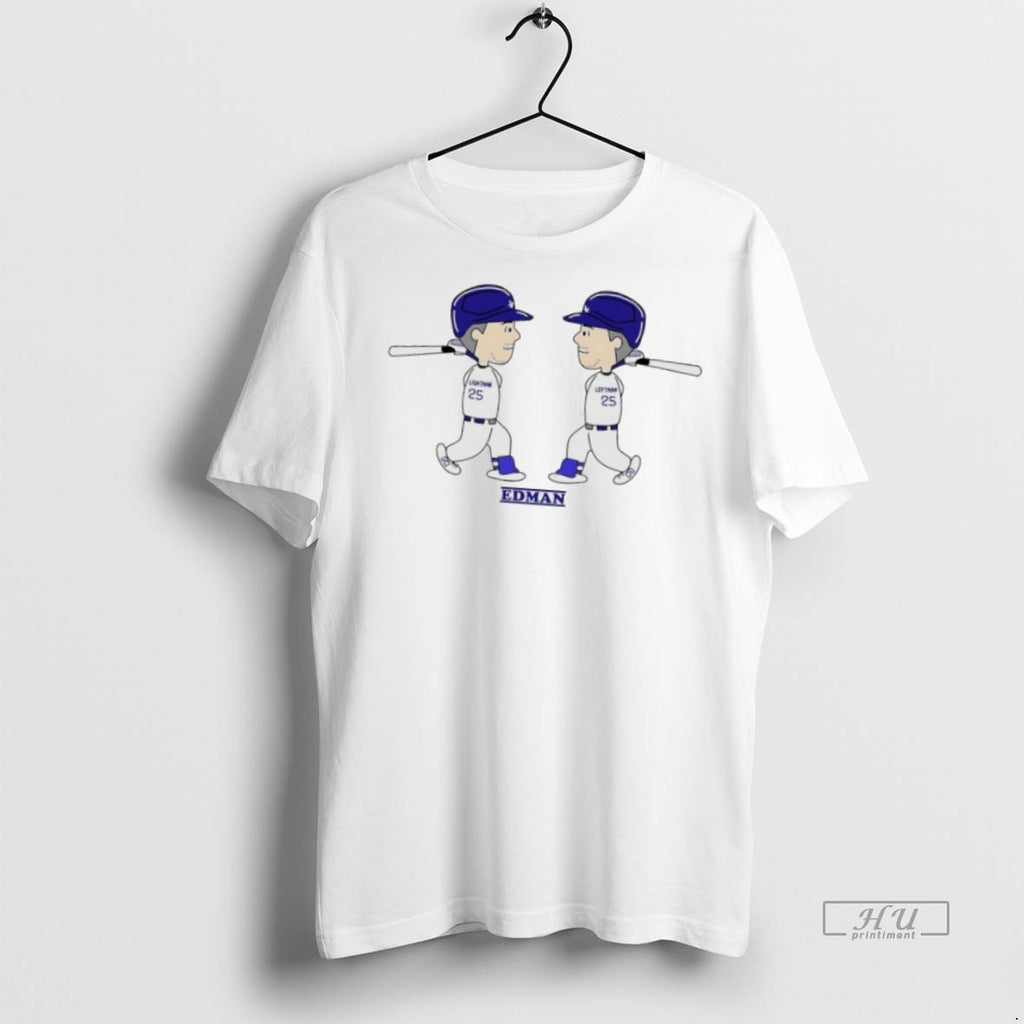 Officials Peanuts X Tommy Edman Los Angeles Dodgers Tee Shirt Sweater