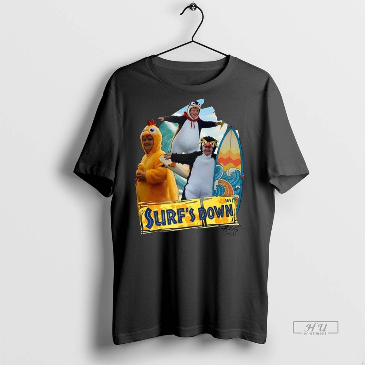 Officials Penguins X Surfs Down Premium Tee Shirt Sweater