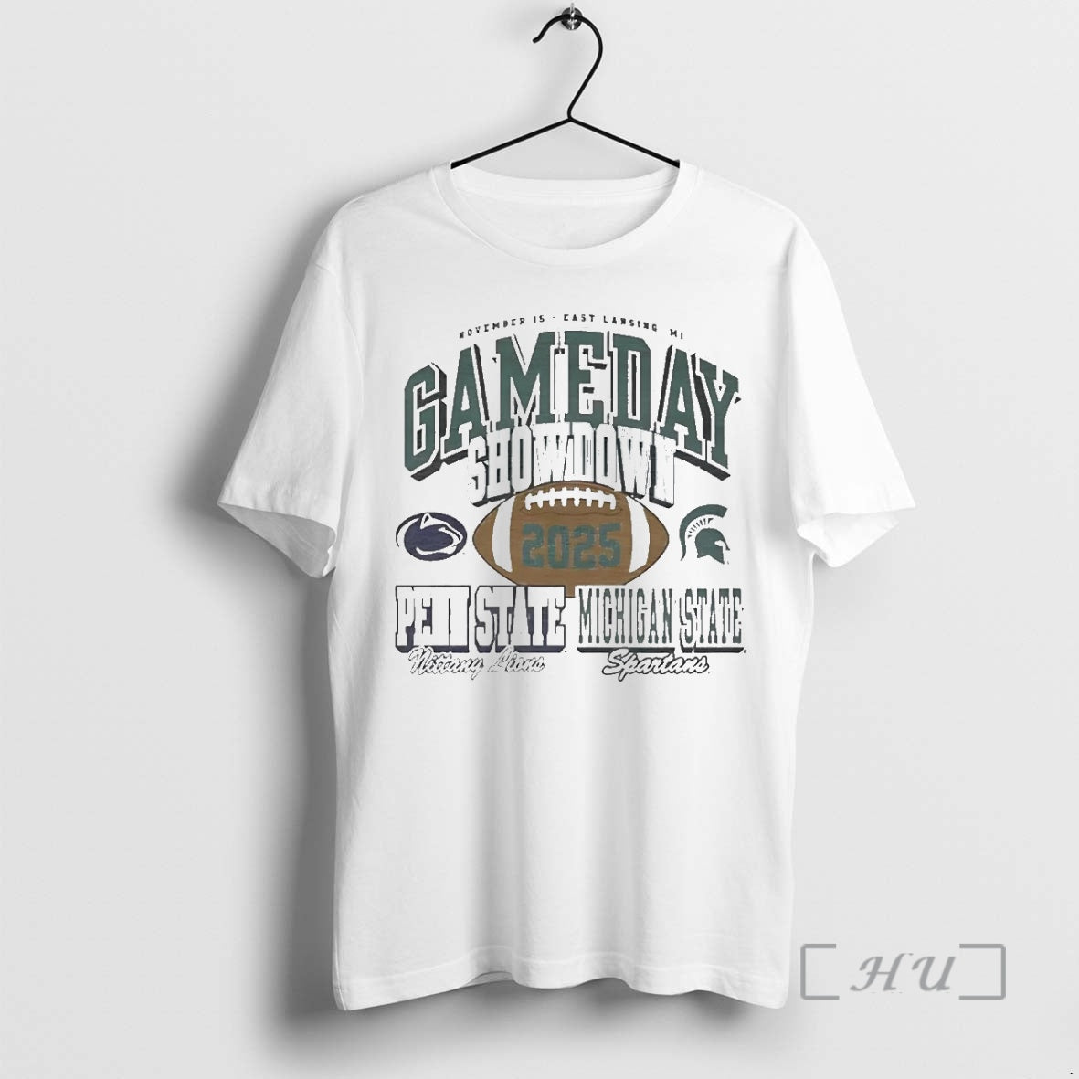 Officials Penn State Nittany Lions Vs Michigan State Spartans Gameday Showdown 2025 Premium T Shirts