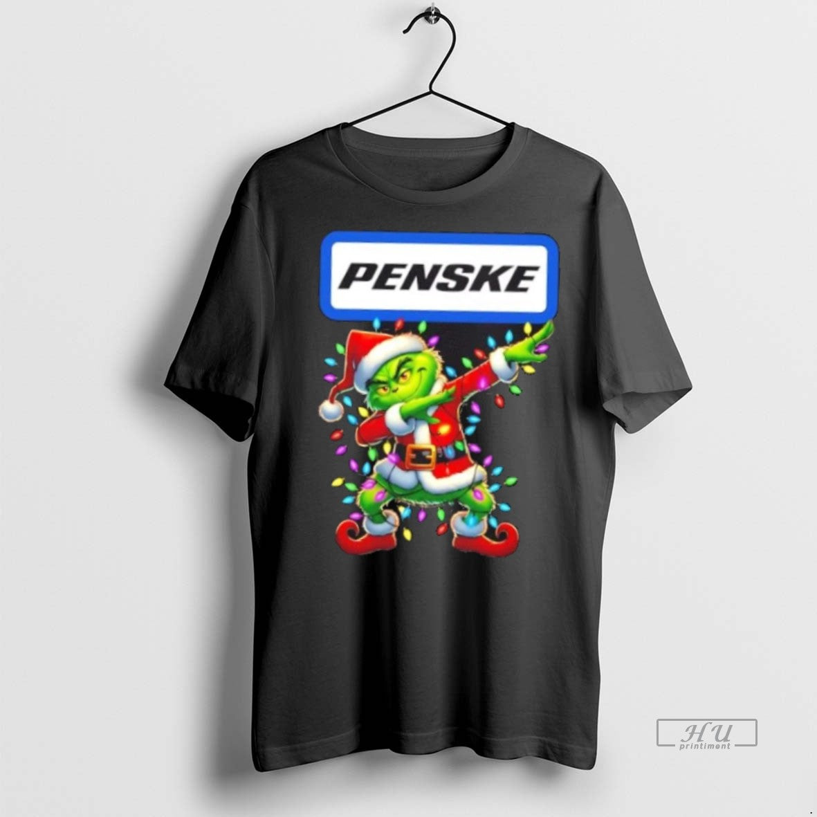 Officials Penske Grinch Dabbing Merry Christmas Premium Tee Shirt Sweater