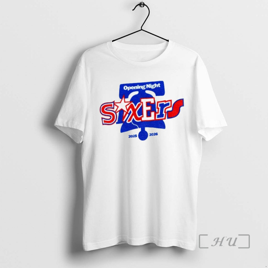 Officials Philadelphia 76ers Opening Night 2025 2026 Tee Shirt Sweater