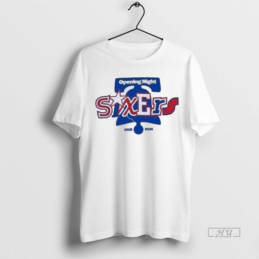 Officials Philadelphia 76ers Sixers Opening Night 2025 Tee Shirt Sweater