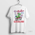 Officials Philadelphia Phillies Baseball Mitchell And Ness Mascot Driving Premium Tee Shirt Sweater