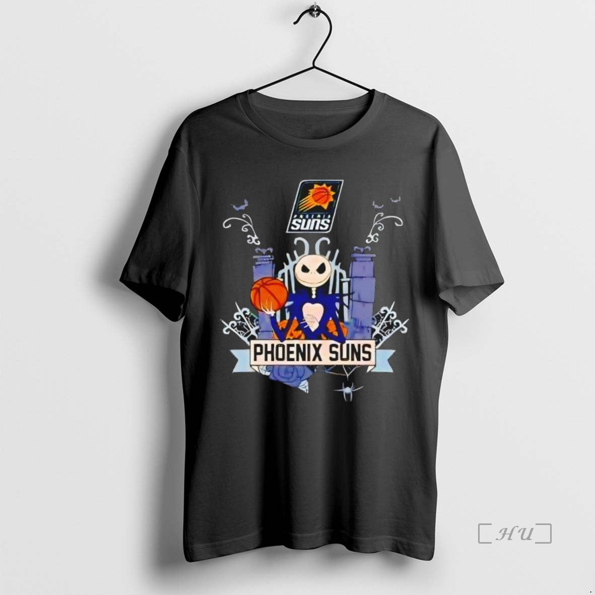 Officials Phoenix Suns Jack Skellington Happy Halloween Premium T Shirt Sweater