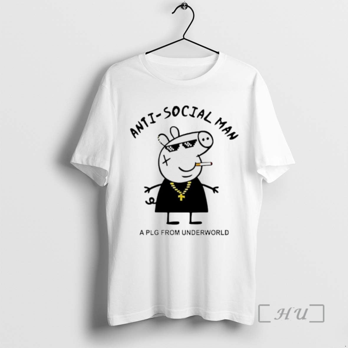 Officials Pig Anti Social Man A Plg From Underworld Tee Shirt Sweater
