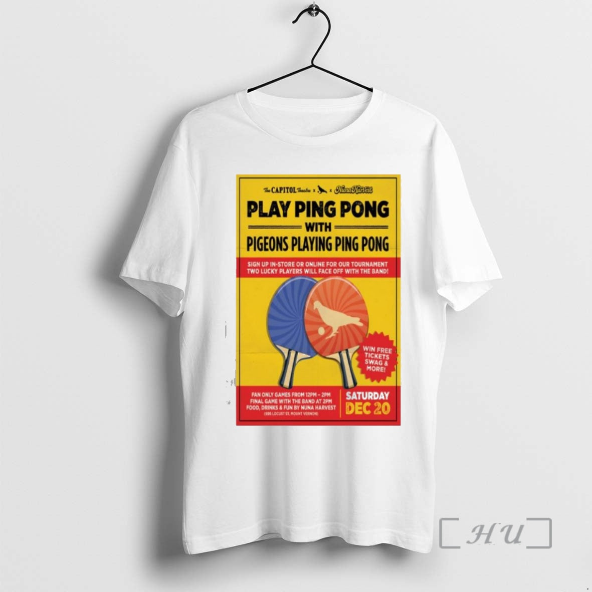 Officials Pigeons Playing Ping Pong The Capitol Theatre Port Chester Ny Tour Dec 20 2025