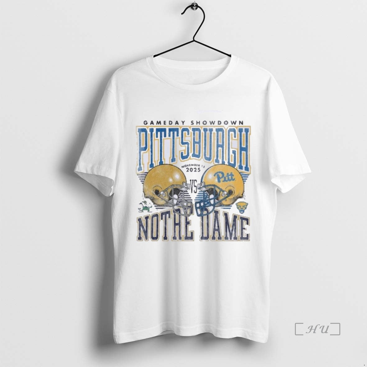 Officials Pitt Panthers Vs Notre Dame Football Gameday Showdown 2025 November 15th Premium T Shirts
