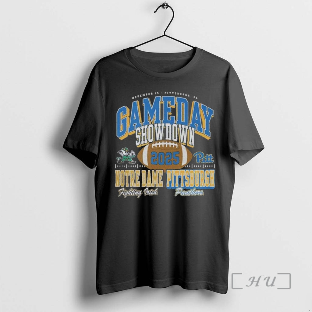 Officials Pitt Panthers Vs Notre Dame Fighting Irish 2025 Gameday Showdown T Shirt Sweater