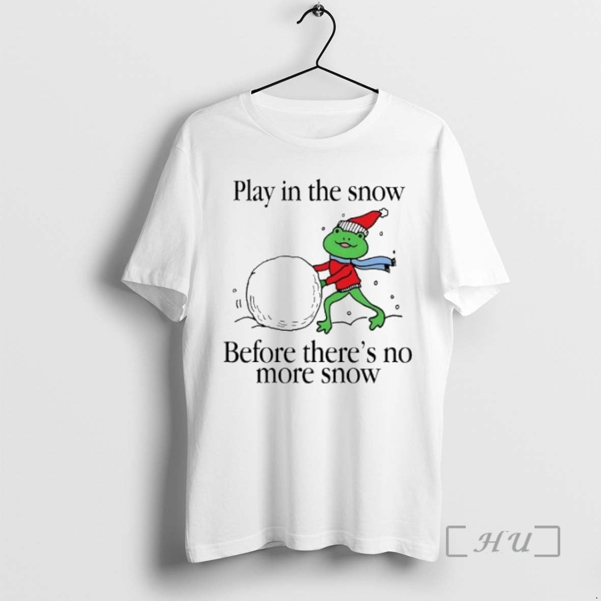 Officials Play In The Snow Before Theres No More Snow Globe Premium T Shirts Sweater
