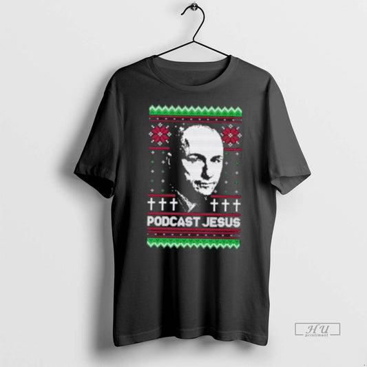 Officials Podcast Jesus Ugly Christmas Premium Tee Shirt Sweater
