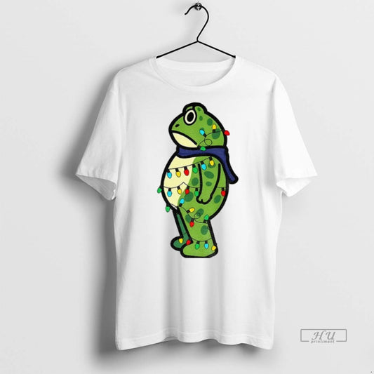 Officials Political Portland Frog Merry Resistmas Ceramic Tree Merry Christmas Premium Tee Shirt Sweater