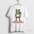 Officials Portland Freedom Frog Im Frogtifa Anti Ice Resistance Tee Shirt Sweater