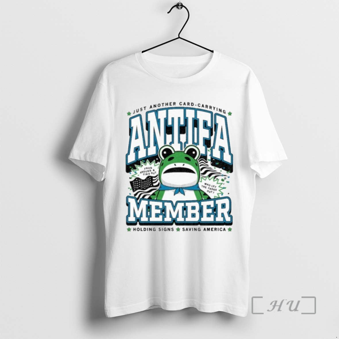 Officials Portland Frog Antifa Max Collegiate T Shirt Sweater