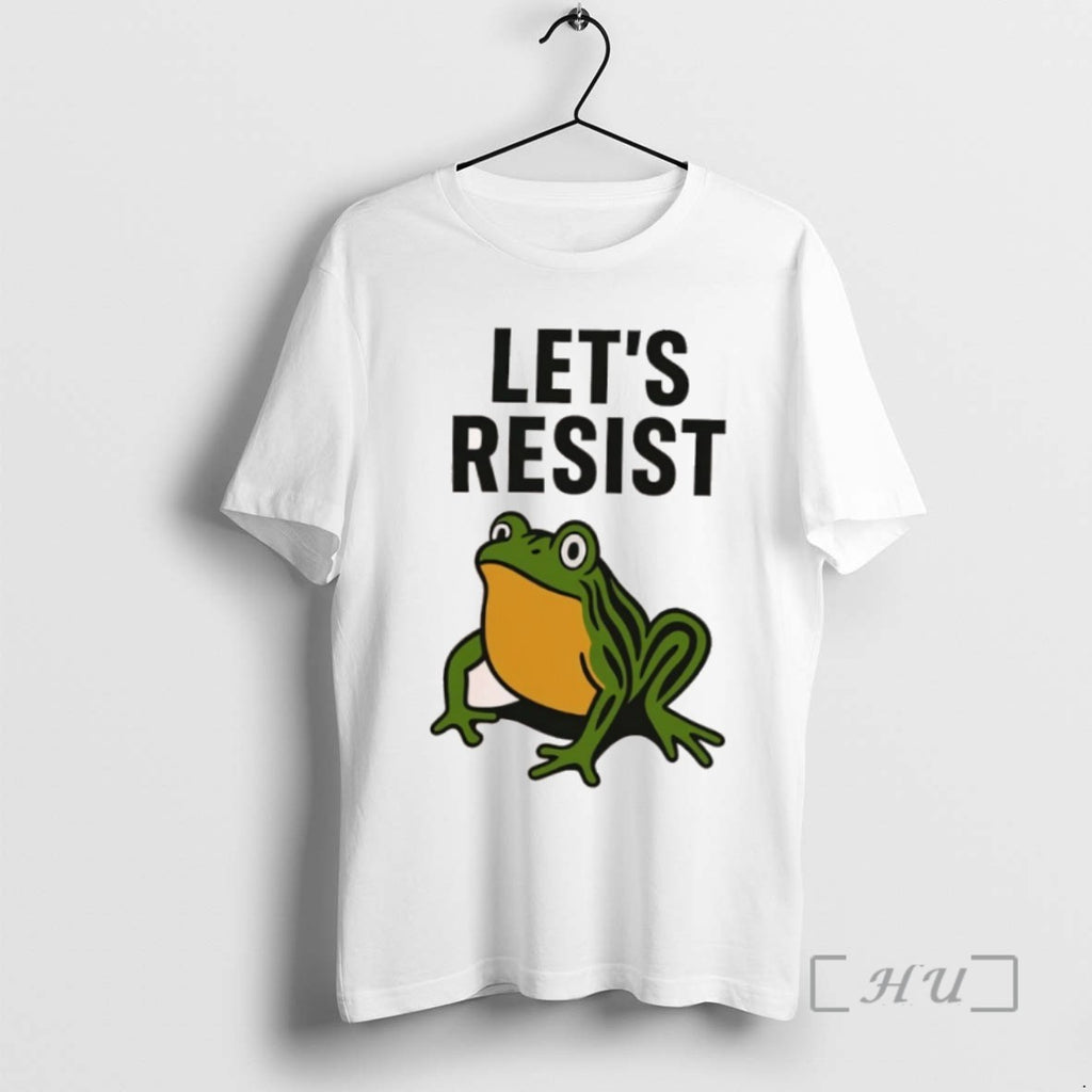 Officials Portland Frog Protest Lets Resist Tee Shirt Sweater