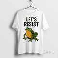 Officials Portland Frog Protest Lets Resist Tee Shirt Sweater