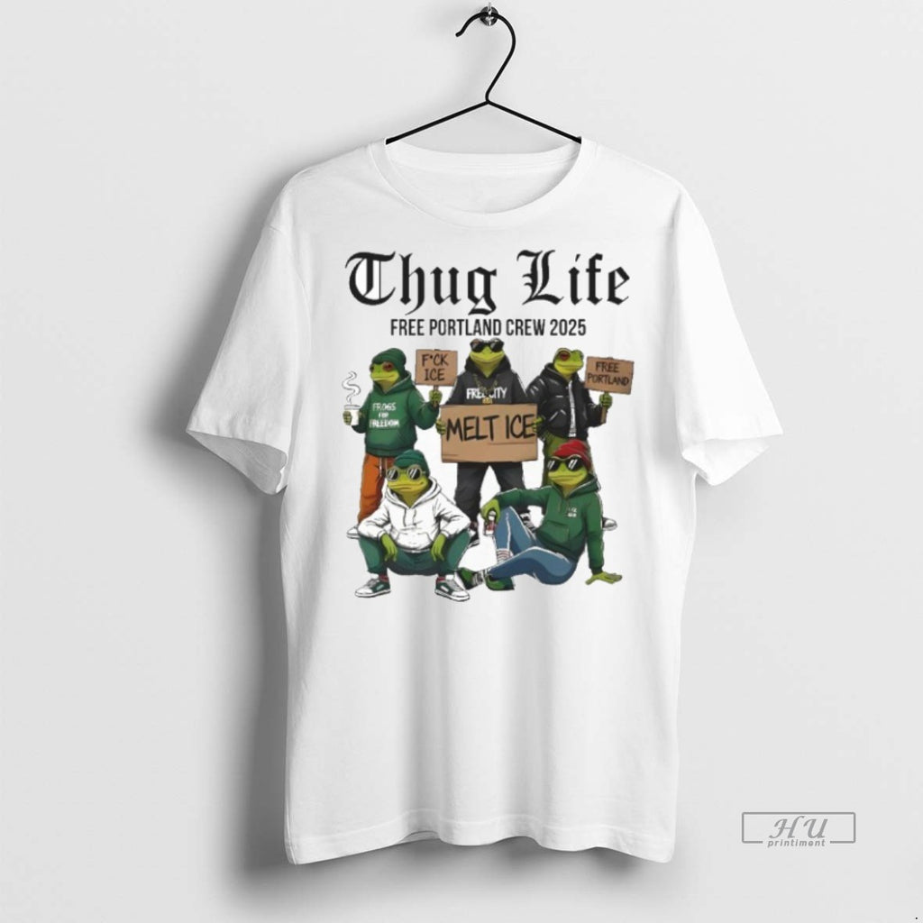 Officials Portland Frog Thug Life Tee Shirt Sweater
