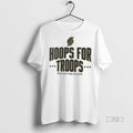 Officials Portland Trail Blazers Nba Hoops For Troops Premium Tee Shirt Sweater