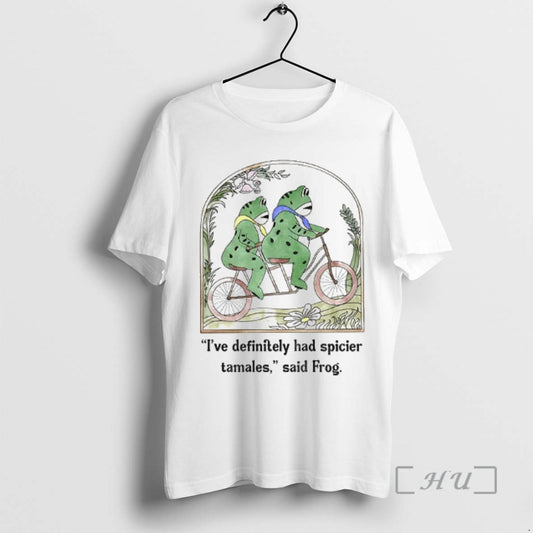 Officials Portland Frog Ive Definitely Had Spicier Tamales Said Frog Vintage T Shirt Sweater