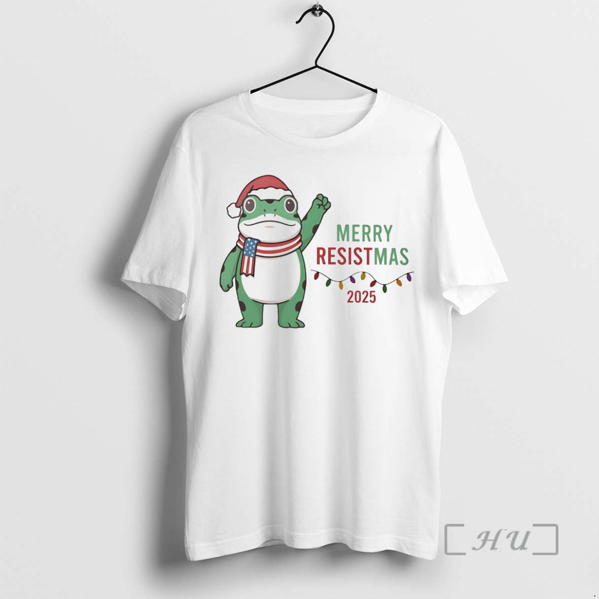 Officials Portland Frog Merry Resistmas 2025 Christmas