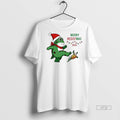 Officials Portland Protest Frog Merry Resistmas Premium Tee Shirt Sweater