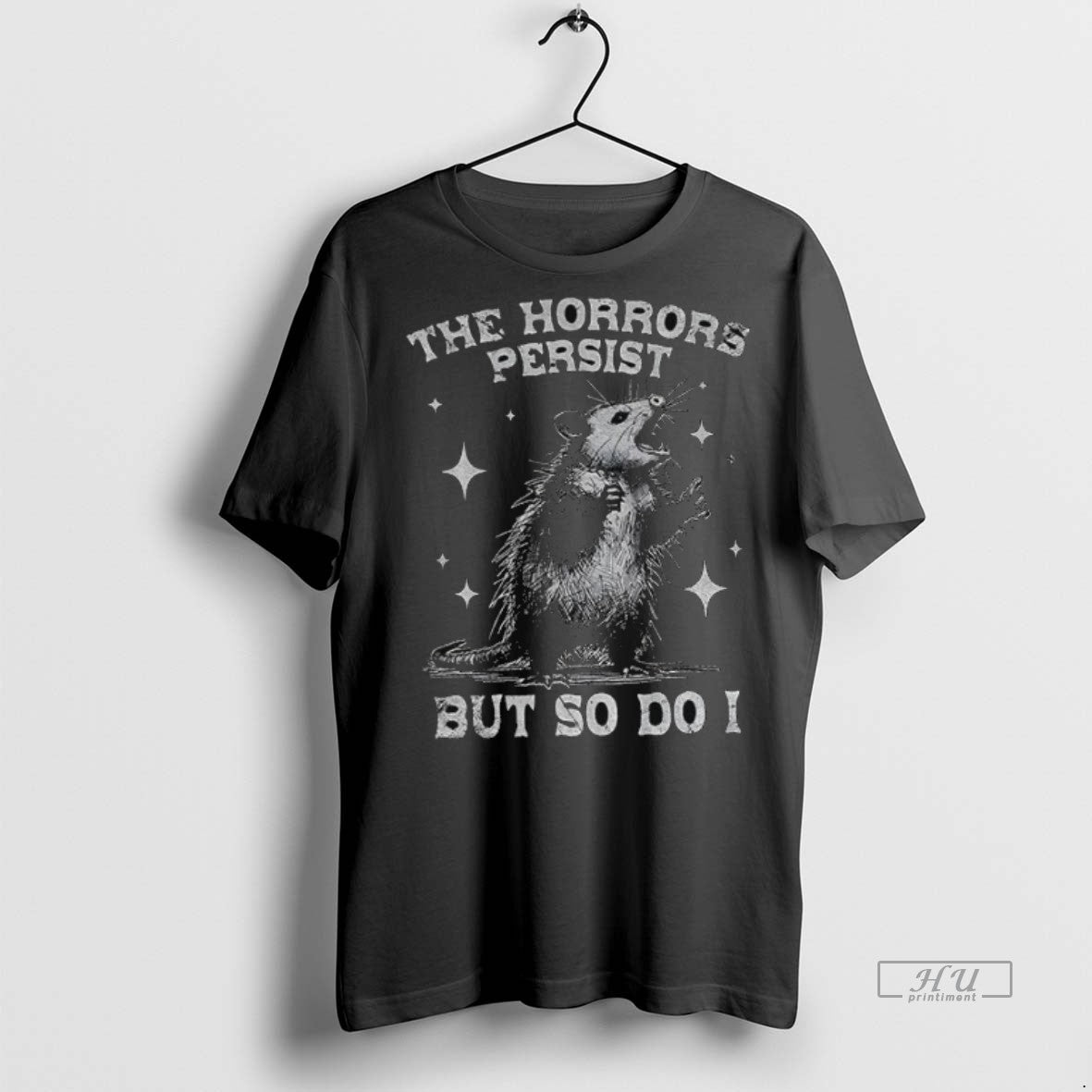 Officials Possum The Horrors Persist But So Do I Premium Tee Shirt Sweater