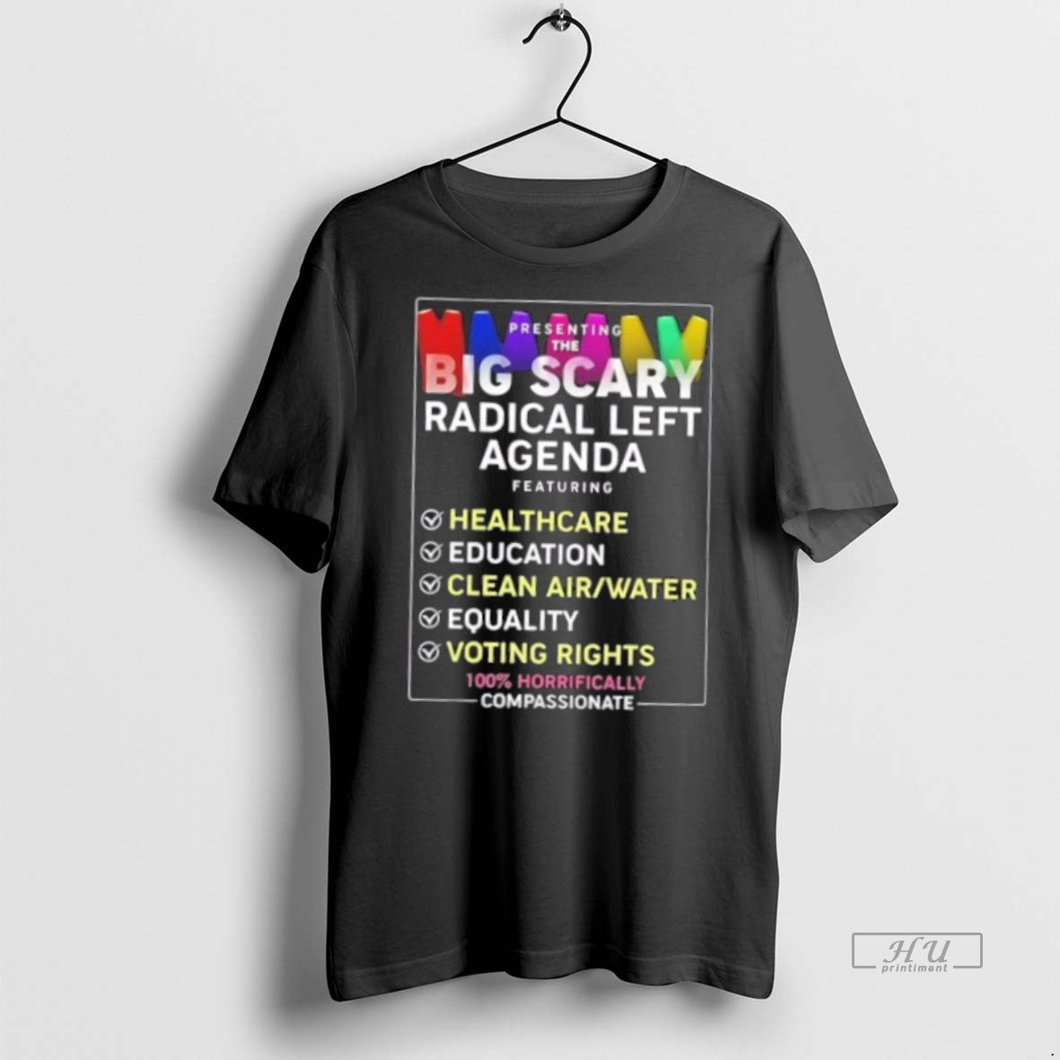 Officials Presenting The Big Scary Radical Left Agenda Premium Tee Shirt Sweater