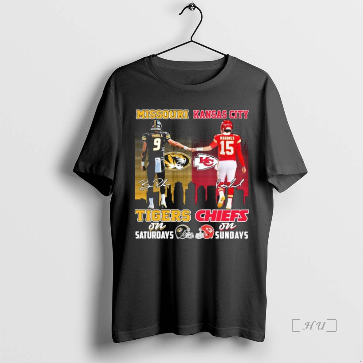 Officials Pribula Mizzou Tigers And Patrick Mahomes Kc Chiefs Premium T Shirt Sweater