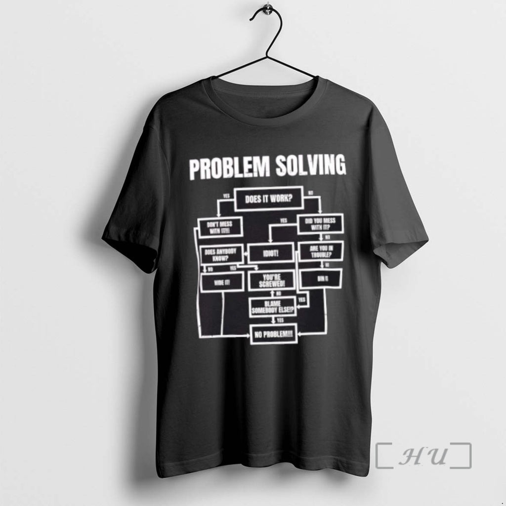 Officials Problem Solving Flowchart Logic Tee Shirt Sweater