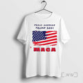 Officials Proud Garbage Trump 2024 Maga America Flag Premium T Shirt Sweater