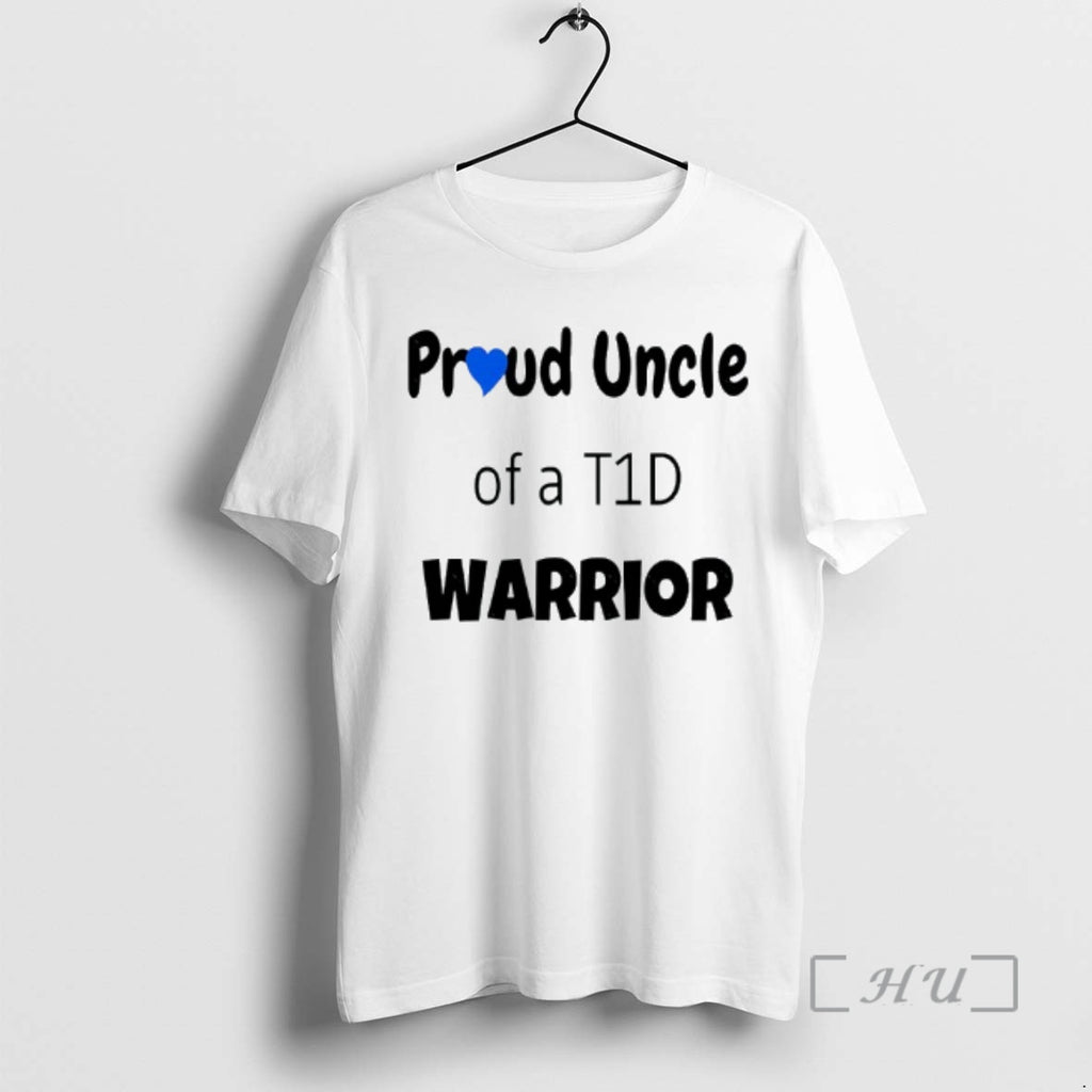 Officials Pround Uncle Of A T1d Warrior Premium T Shirt Sweater