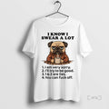 Officials Pug I Know I Swear A Lot Premium T Shirt Sweater