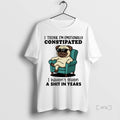 Officials Pug I Think I Emotionally Constipated Premium T Shirt Sweater