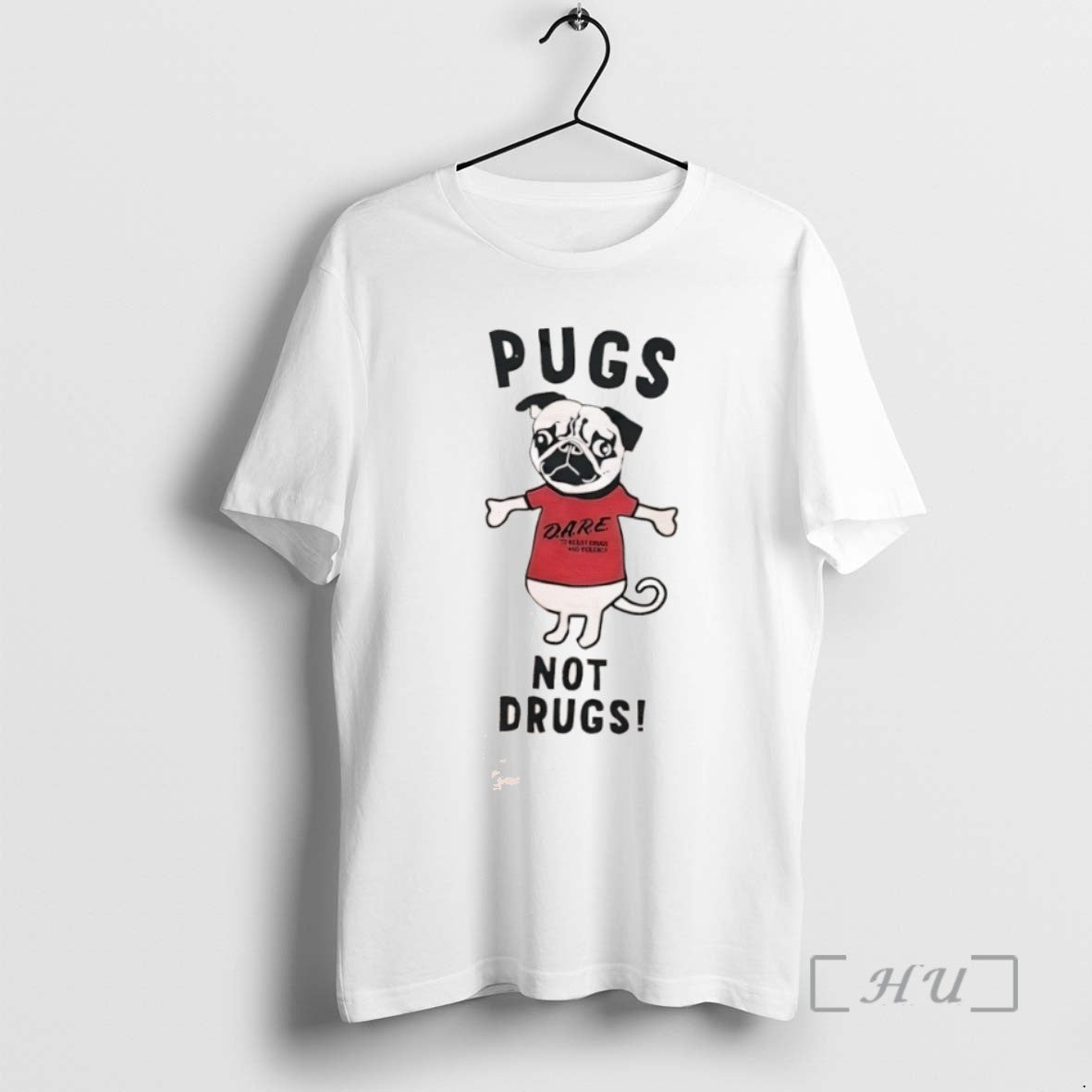 Officials Pugs Not Drugs Dare Tee Shirt Sweater