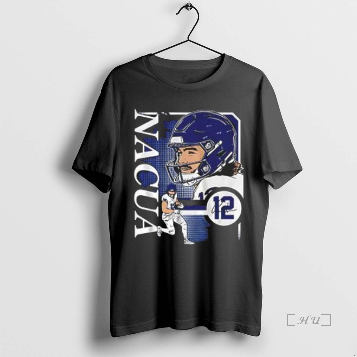 Officials Puka Nacua Collage Frame Number 12 Football Premium T Shirt Sweater