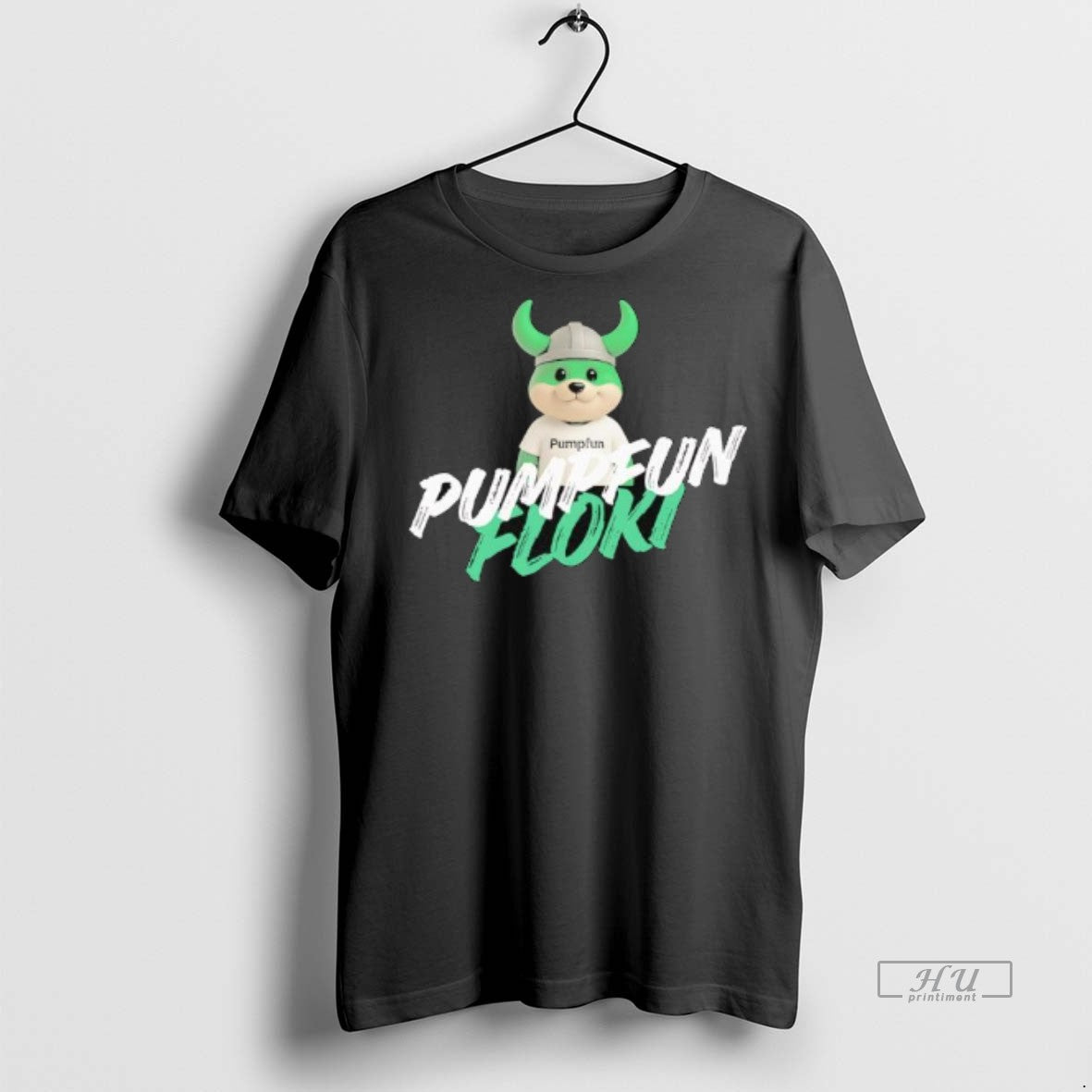 Officials Pumpfun Floki Viking Helmet Graphic Premium Tee Shirt Sweater