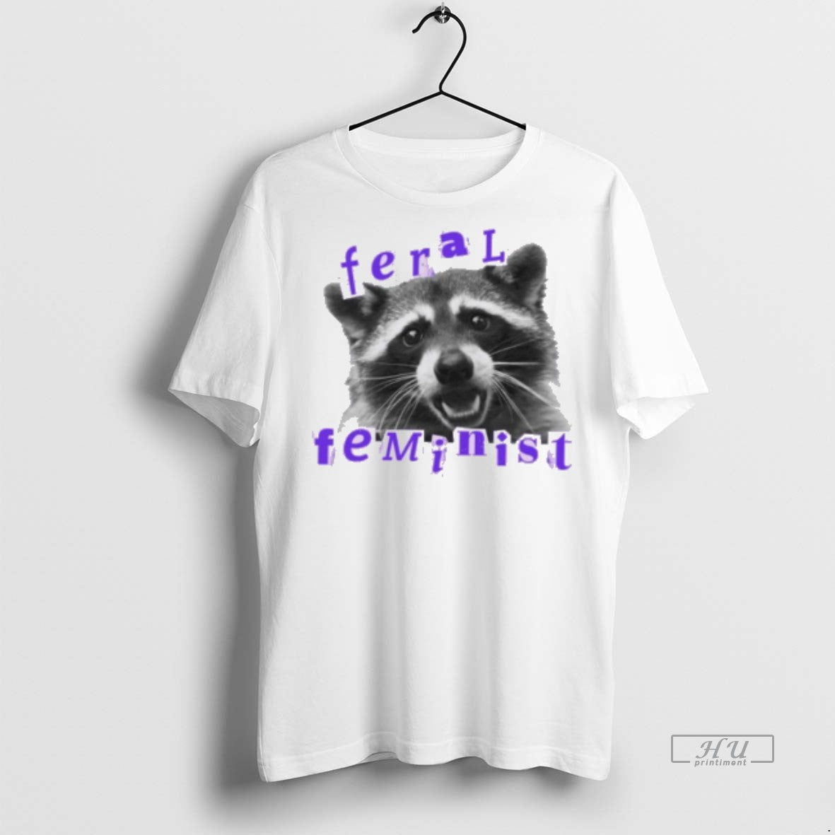 Officials Raccoon Feral Feminist Premium Tee Shirt Sweater