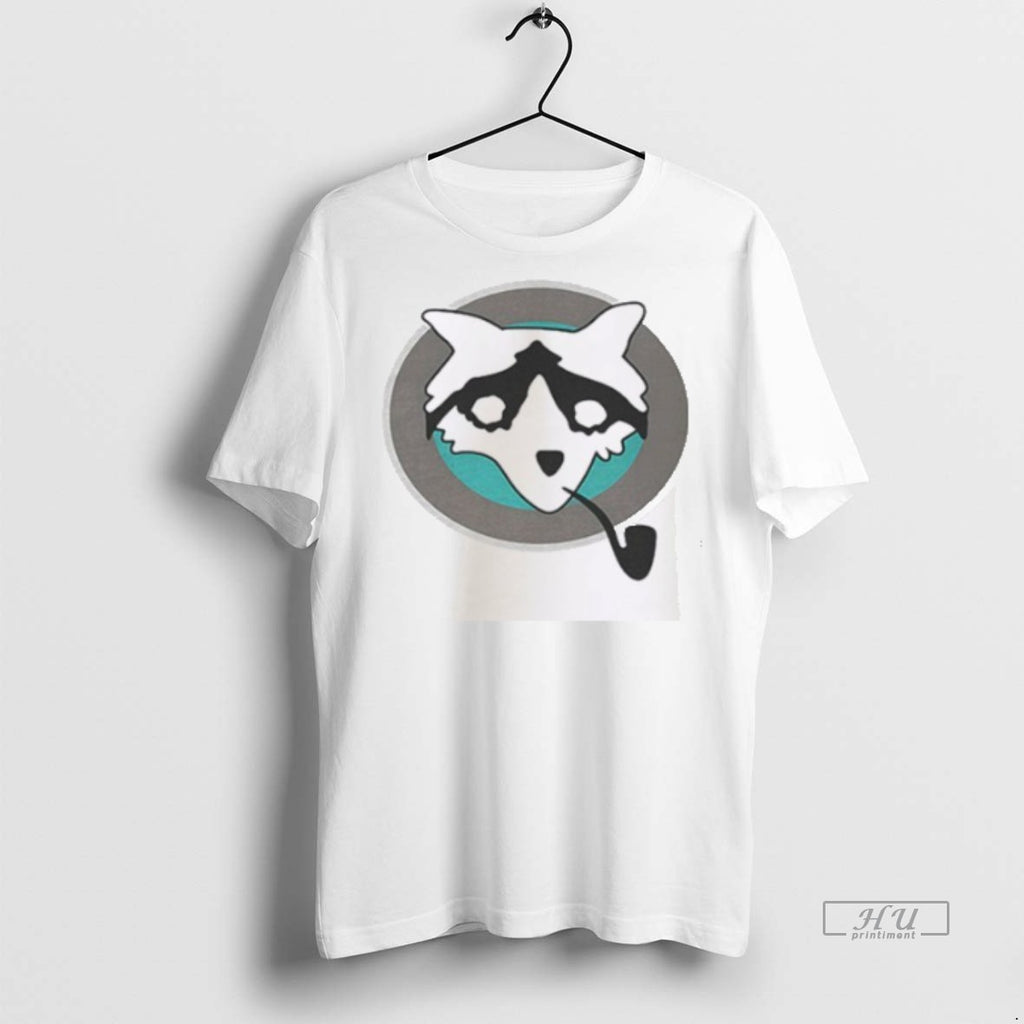 Officials Raccoon With Pipe Graphic Tee Shirt Sweater