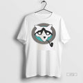 Officials Raccoon With Pipe Graphic Tee Shirt Sweater