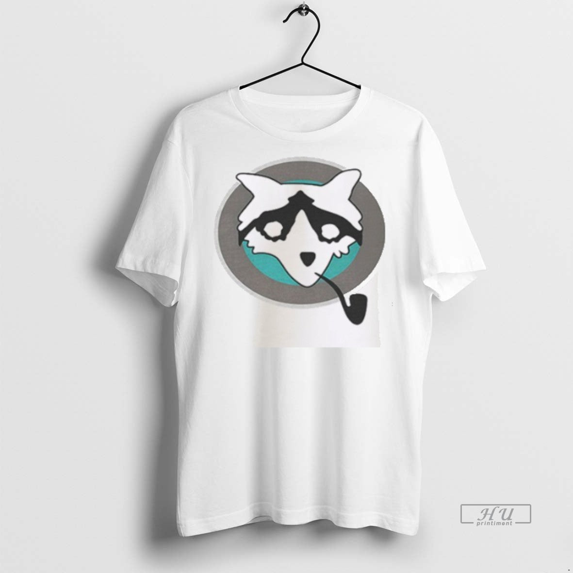 Officials Raccoon With Pipe Graphic Tee Shirt Sweater
