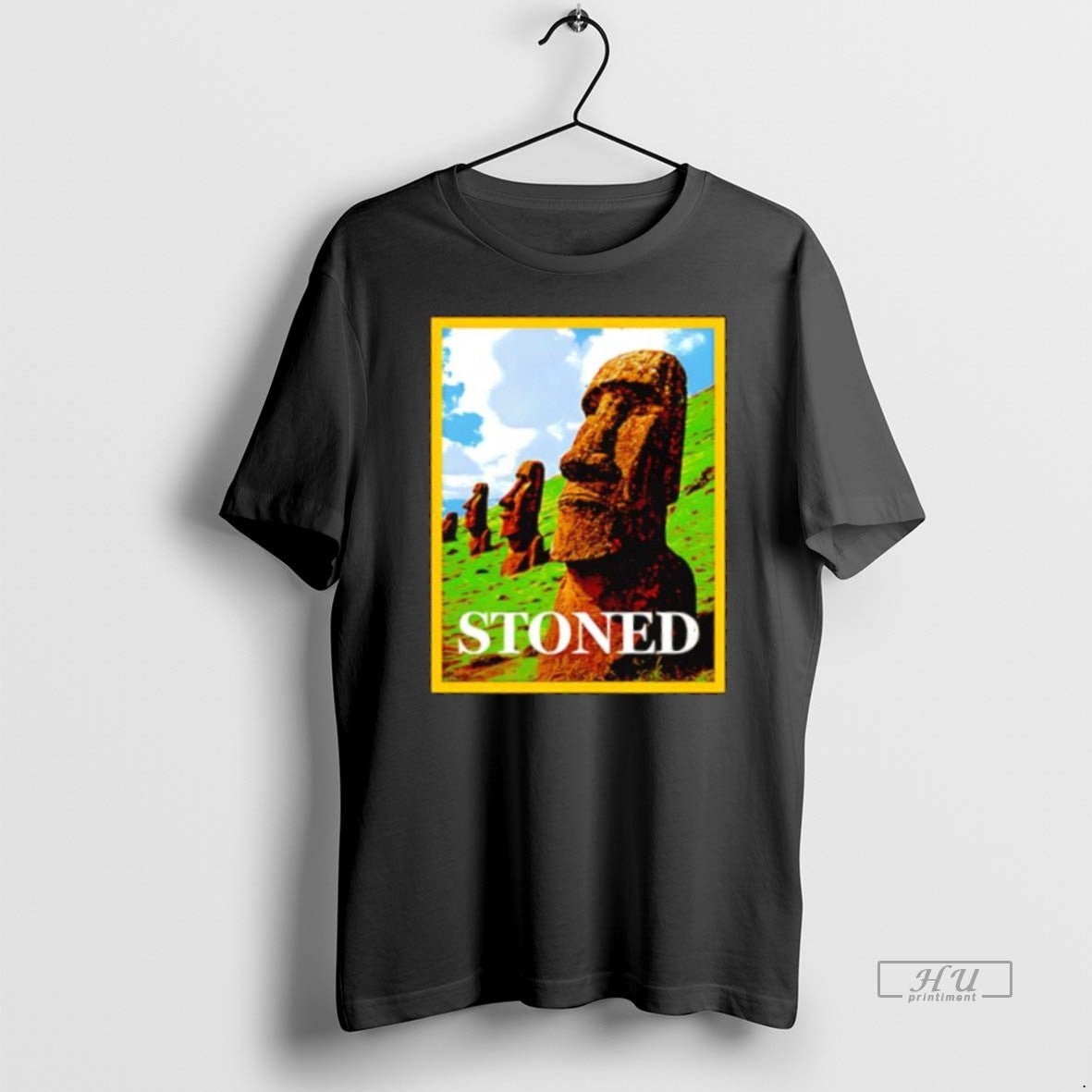 Officials Rapa Nui Stoned Statues Of Easter Island Tee Shirt Sweater