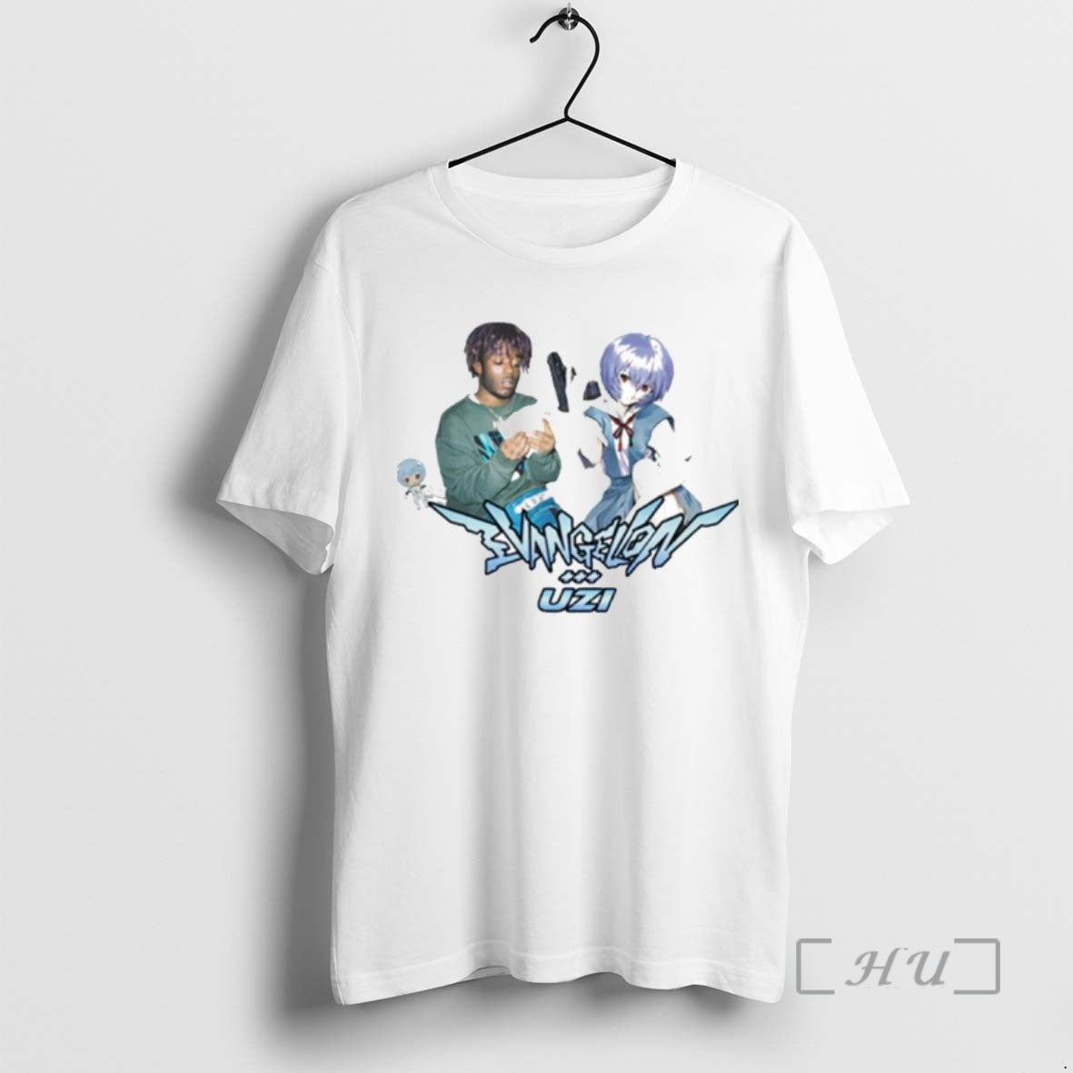 Officials Rappers X Anime Rei Ayanami Lil Uzi Ornaments Tee Shirt Sweater