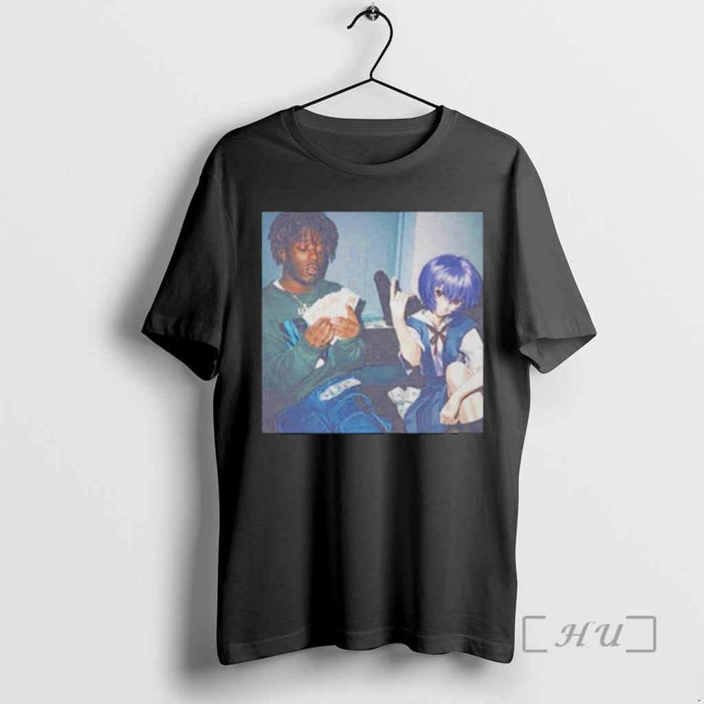 Officials Rappers X Anime Rei Ayanami Partners In Crime Ornaments Tee Shirt Sweater