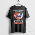 Officials Real Women Love Football Smart Women Love The Broncos Denver Heart Diamond Premium Tee