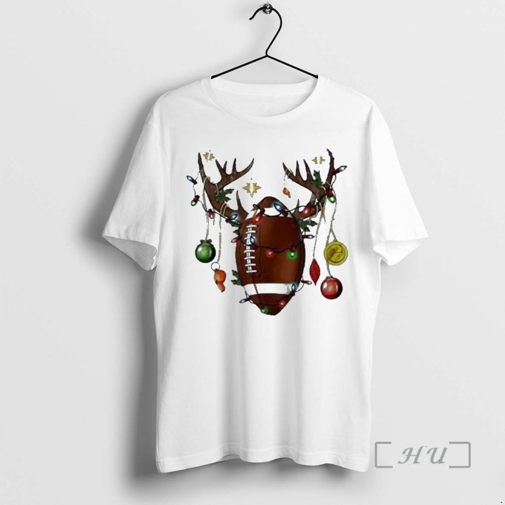 Officials Reindeer Football Christmas Lights 2025 T Shirt Sweater