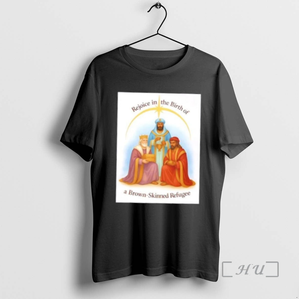 Officials Rejoice In The Birth A Brown Skinned Refugee Premium T Shirt Sweater