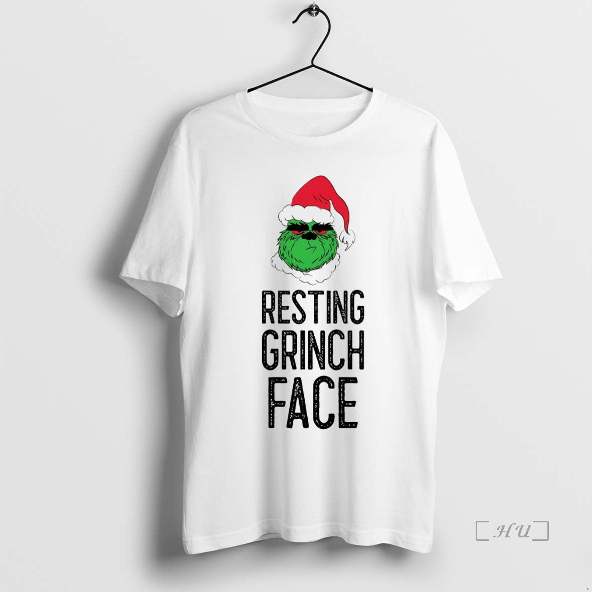 Officials Resting Grinch Face Christmas White