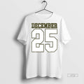 Officials Retro Christmas December 25 Circle White Premium Tee Shirt Sweater