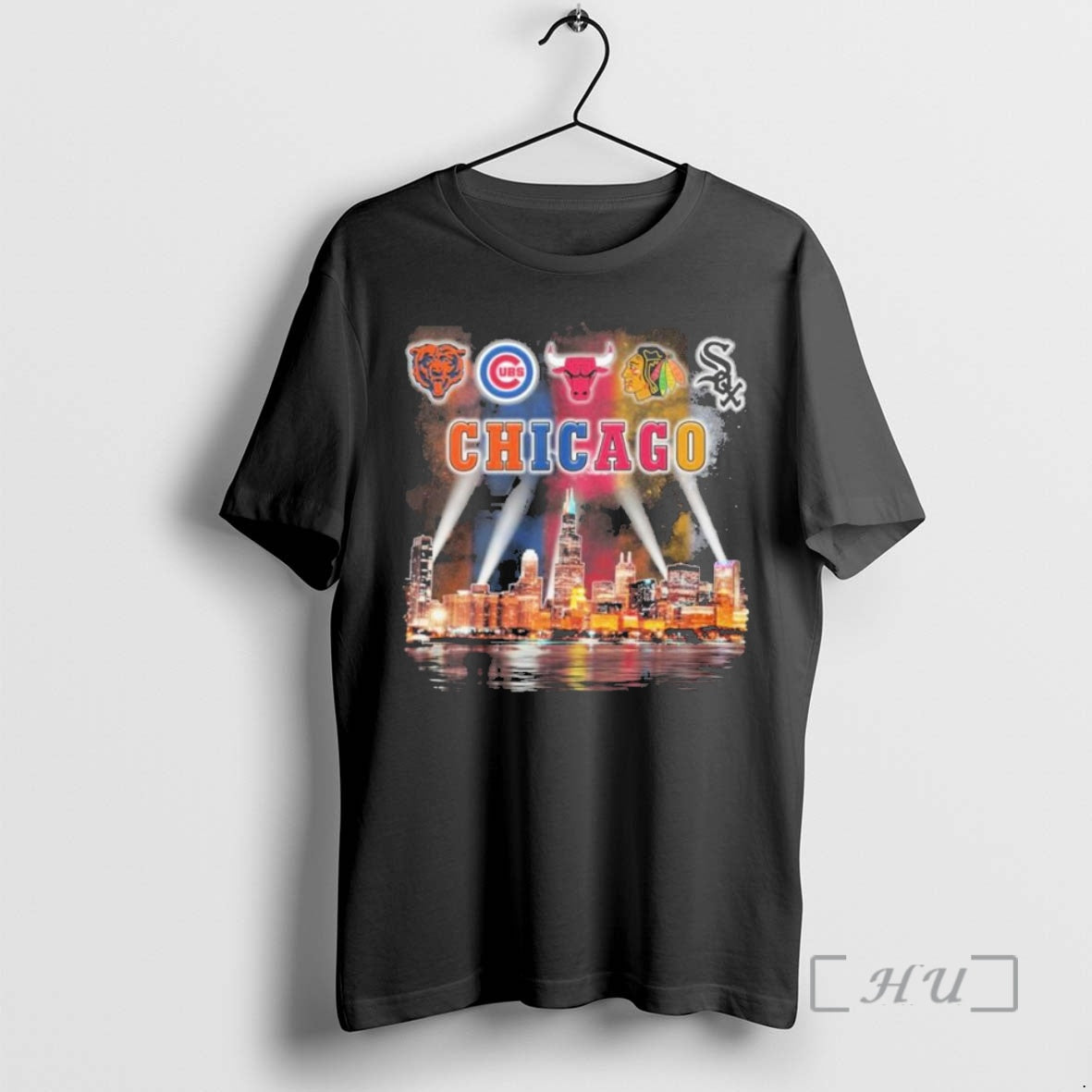 Officials Retro City Of Chicago Sports Teams Logo T Shirt Sweater